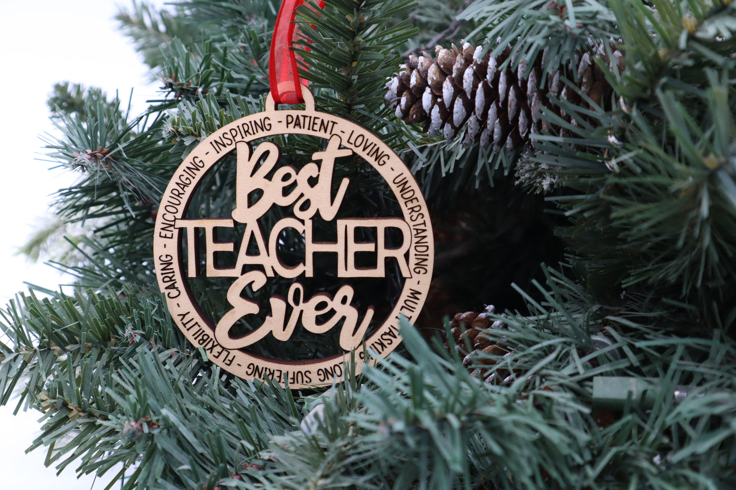 Best Teacher Ever Ornament